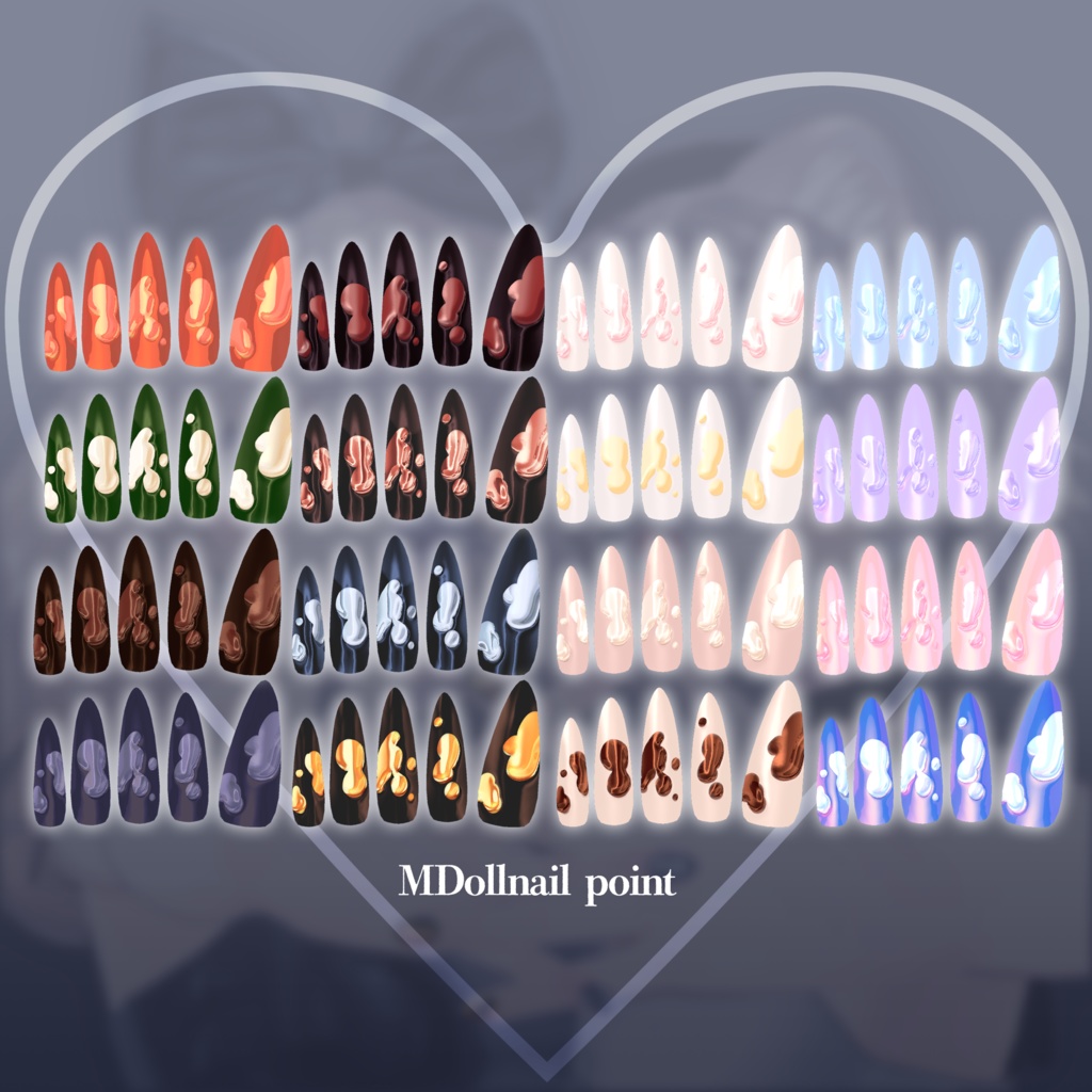 【MDollnail】DRIP【ひゅうがなつみかん共通ネイル】