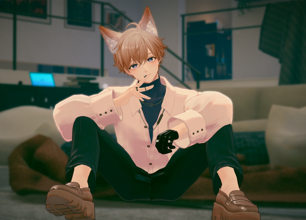 【MA対応】狛乃くんロコモーション&ポーズ集 Komano 24 pose & LocomotionLayer set Ver.1.4