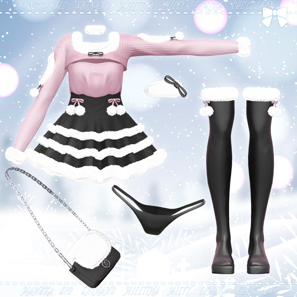 ♥FREE♥8アバター対応♥Pom Pom Kiss♥