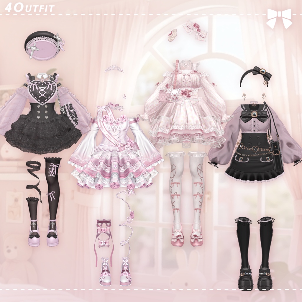 ♥4Outfit+2Hair Set ♥ MAYO MM Pack