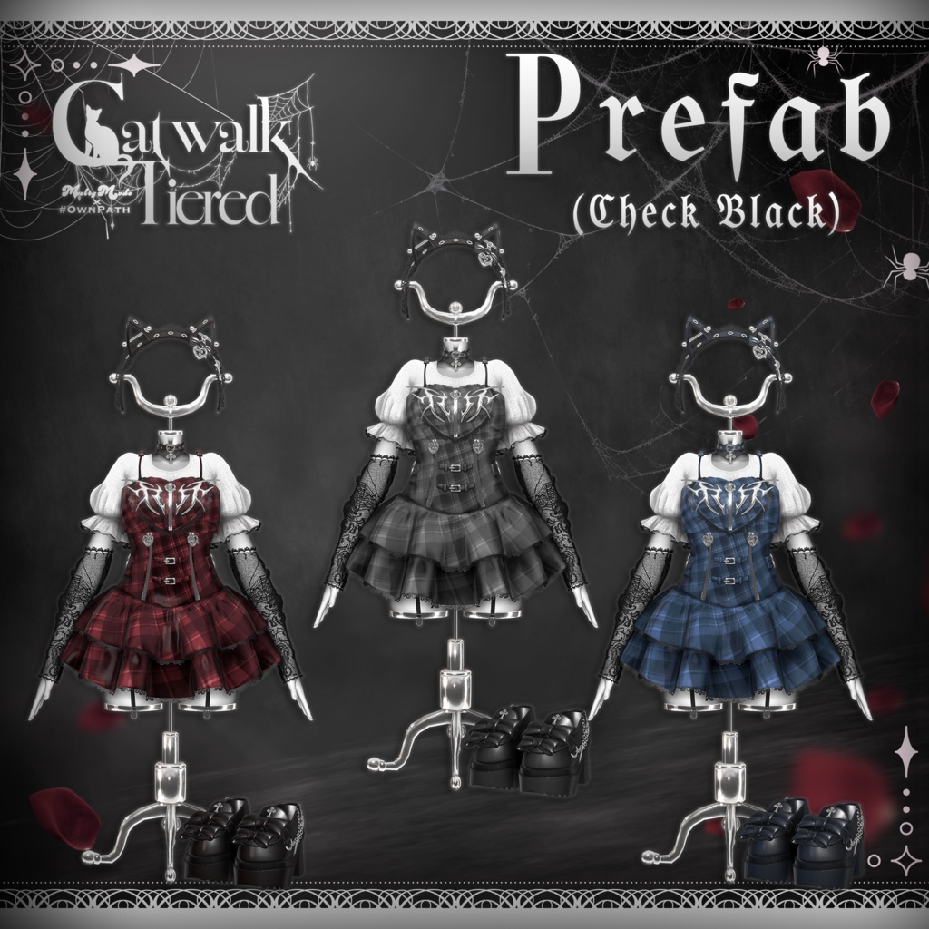 ♥16アバター対応♥MM×#OwnPathコラボ♥Catwalk Tiered♥
