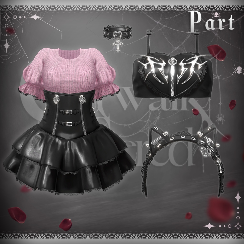 ♥16アバター対応♥MM×#OwnPathコラボ♥Catwalk Tiered♥