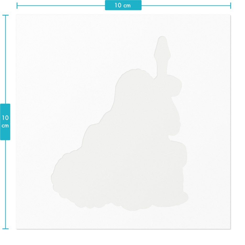 お嬢様ステッカー
