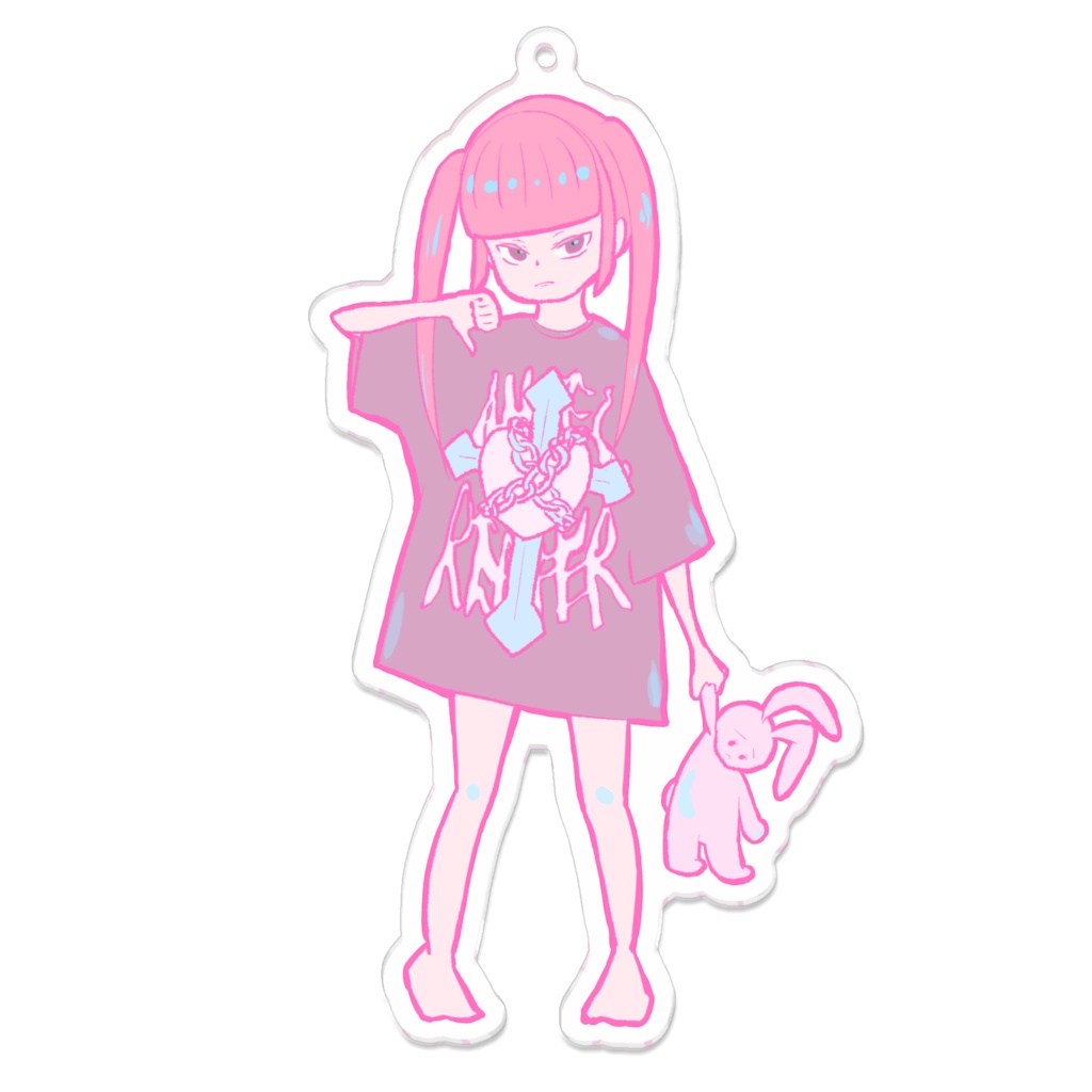 pink-girlアクキー