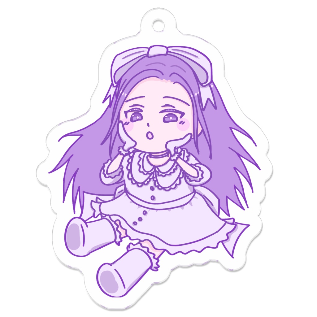 purple-girlアクキー
