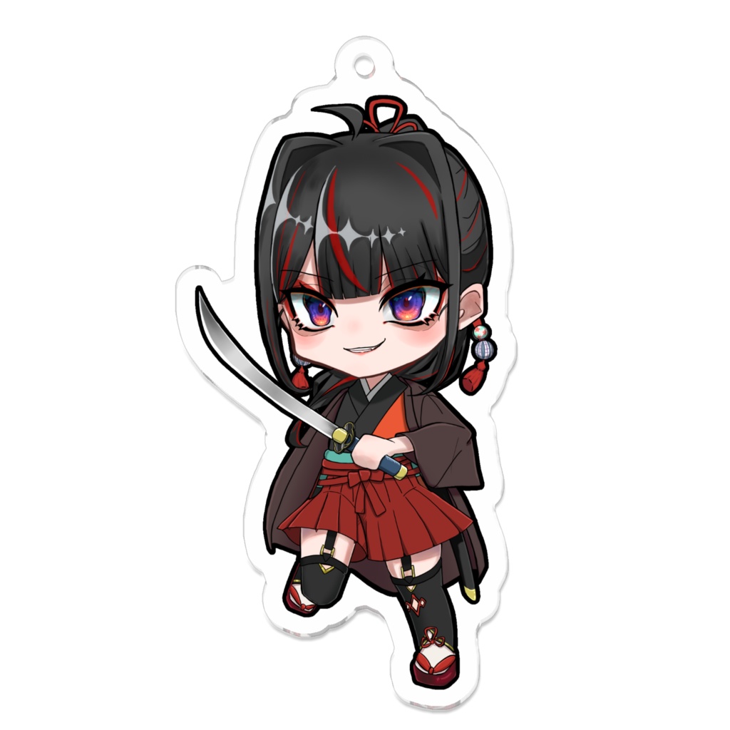 へびかがアクリルキーホルダー(琴さん)