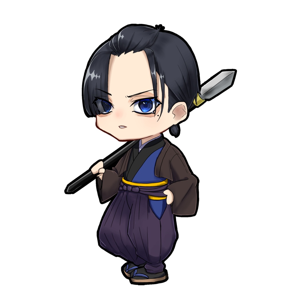 へびかがアクリルキーホルダー(伊吹)