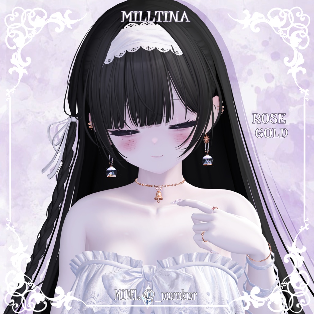 【16アバター対応】❄️🌟Starlit Frost🌟❄️【3Dアクセサリーセット】