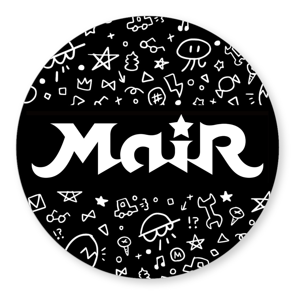 BIG缶バッジ(ロゴ)⋆MaiR公式グッズ