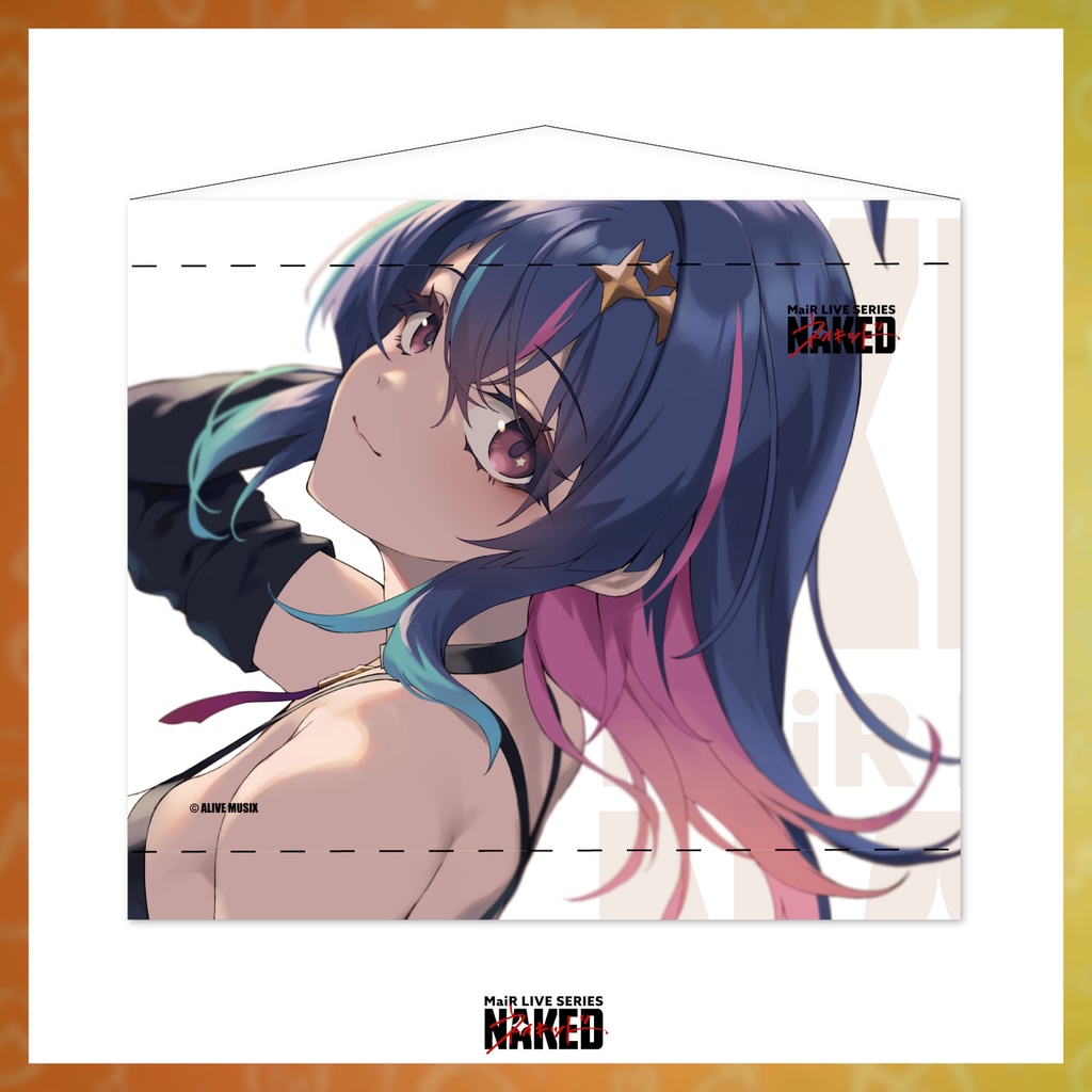 【NAKED3】A4タペストリー