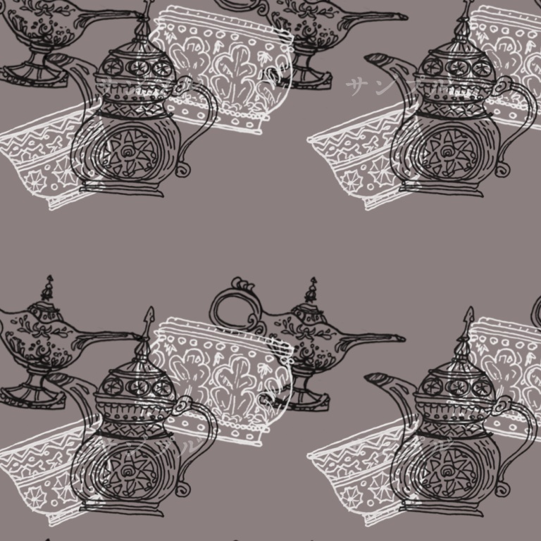 三賢者・宝物のペン画