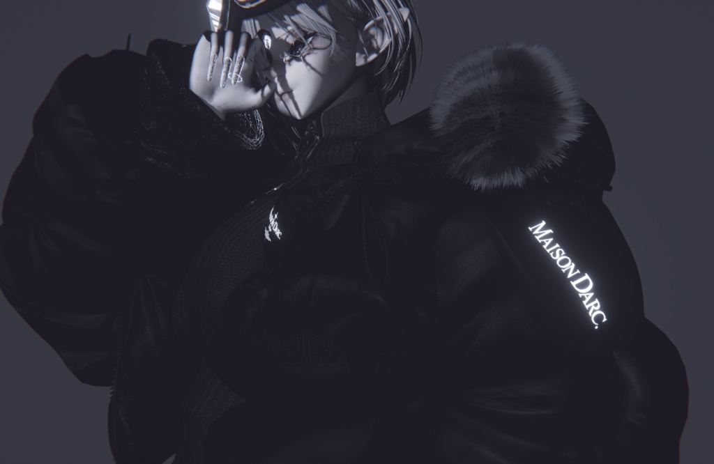 汎用型服専用黒リムマテリアル