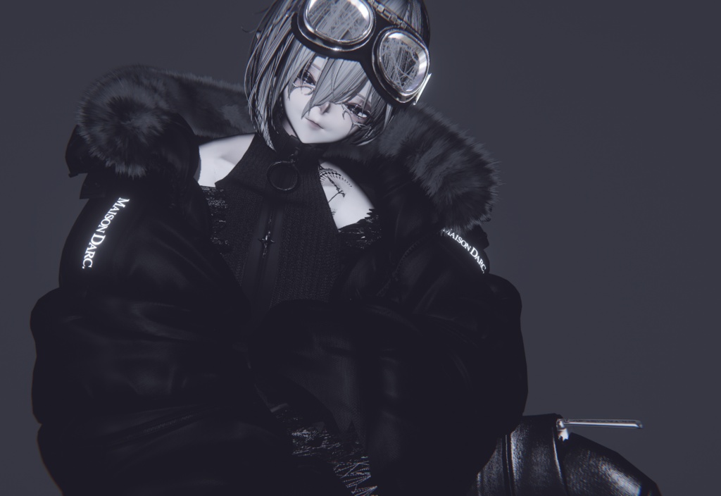 汎用型服専用黒リムマテリアル