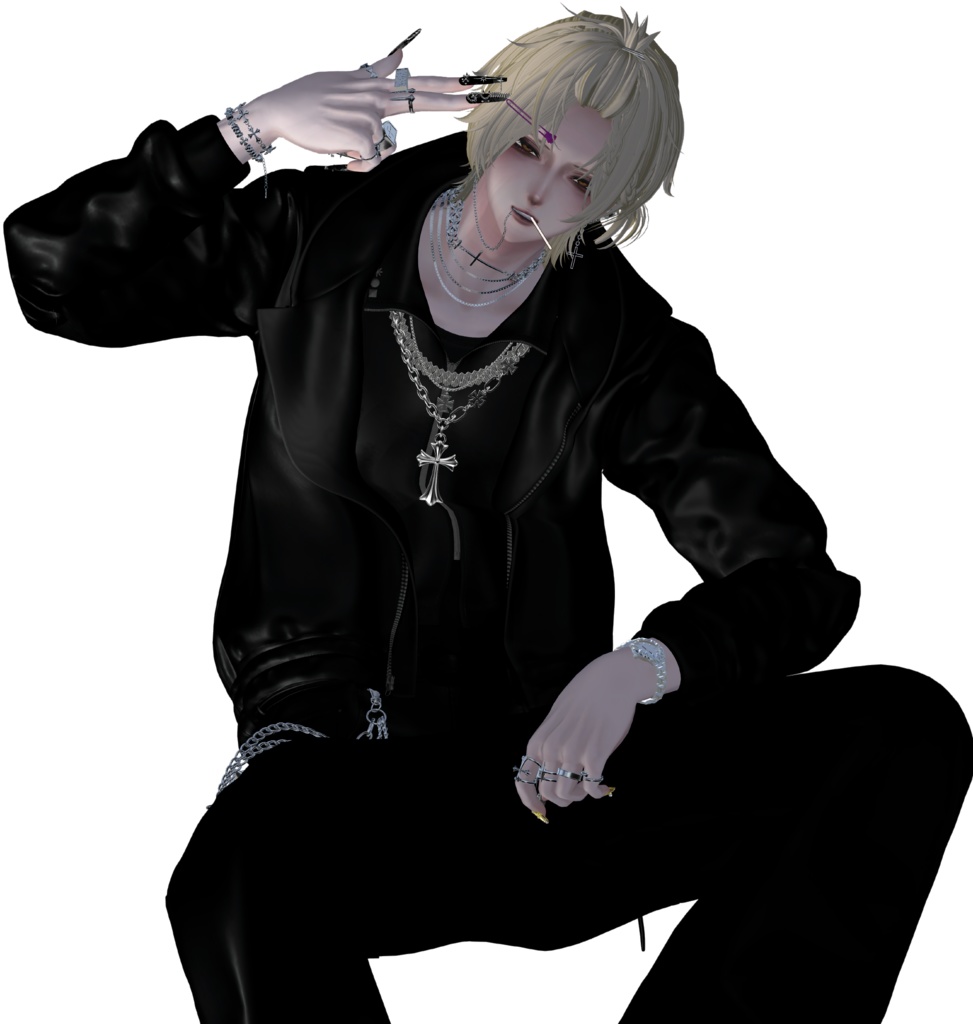 汎用型服専用黒リムマテリアル