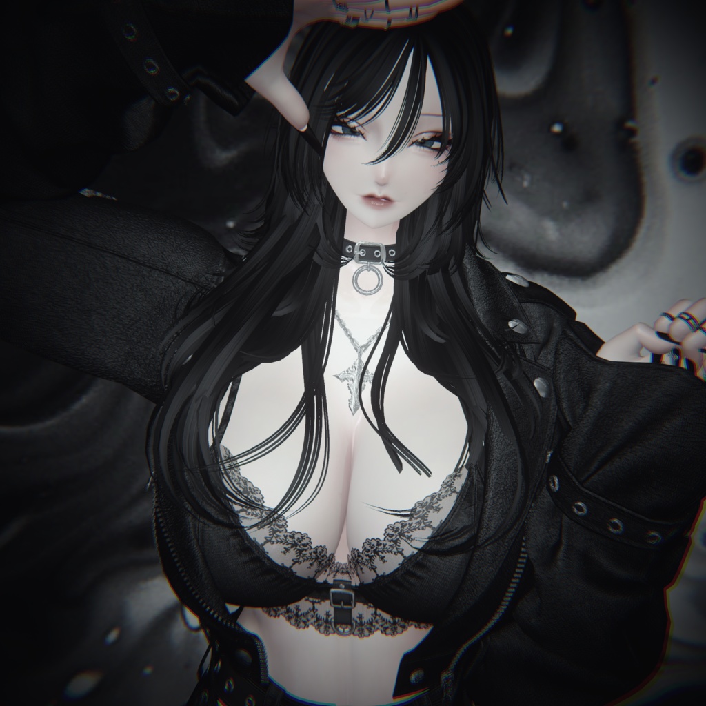 汎用型服専用黒リムマテリアル