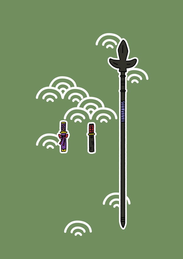 無骨と不動と愛染がわちゃわちゃしている本。