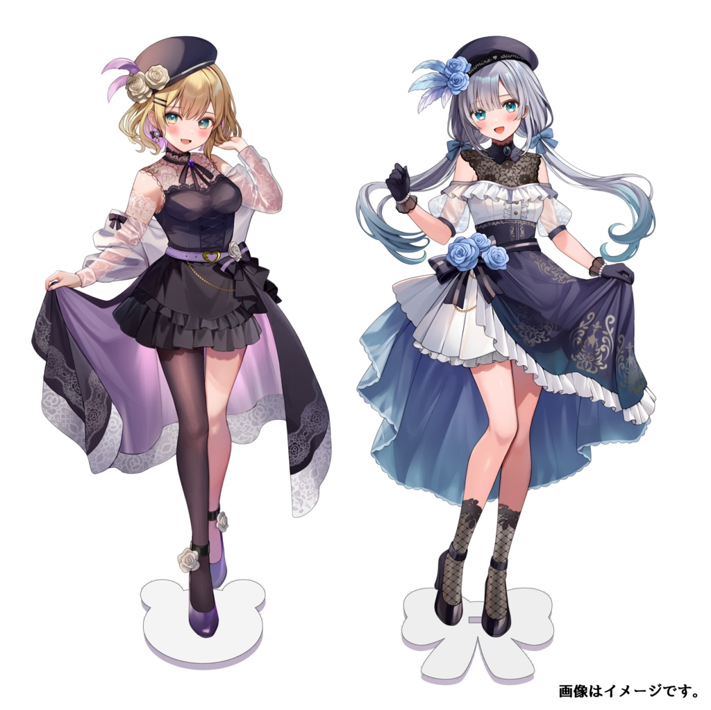 【VGGC10th】胡桃のあ／花芽すみれ アクリルスタンド クラシカルドレスver.（非公式）
