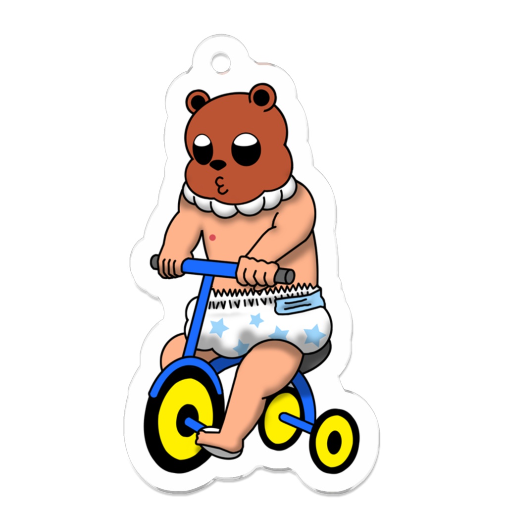 アクリル膣ホルダー【ブーブー、はやいべ。カッコいいべ】