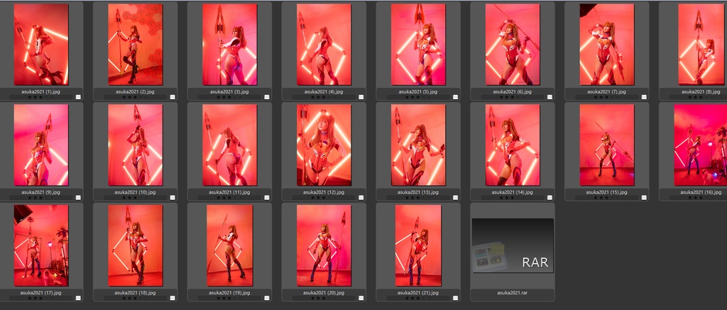 【DL】【EVA】式波・アスカ・ラングレー ASUKA cosplay 2021