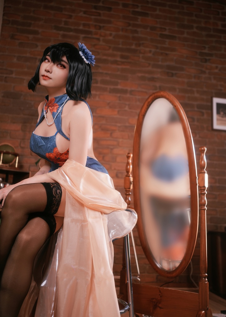 【DL】【アズレン】建武（ジェンウー） ver.宵だけのおめかし COSPLAY写真セット