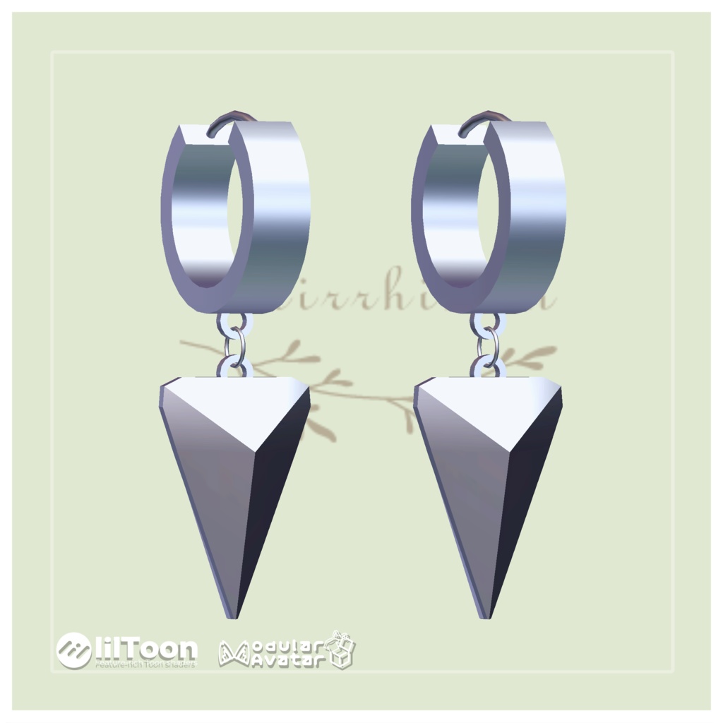 unisex pierce -Modular Avatar対応🔧-