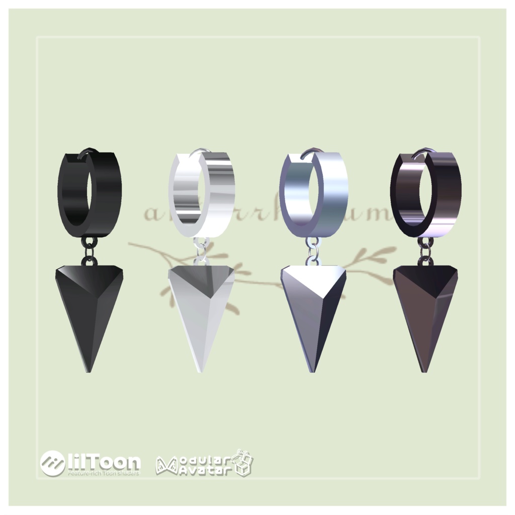 unisex pierce -Modular Avatar対応🔧-