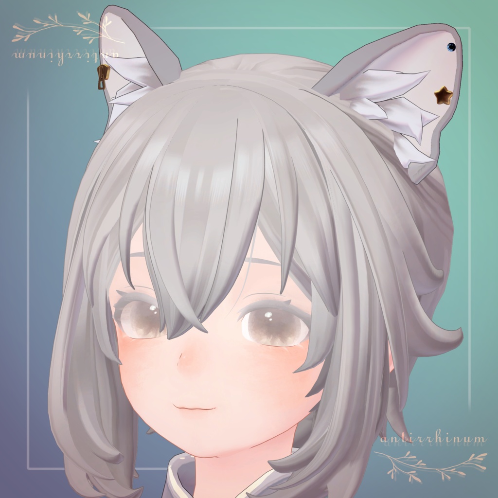 kemo mimi pierce -Modular Avatar対応🔧-