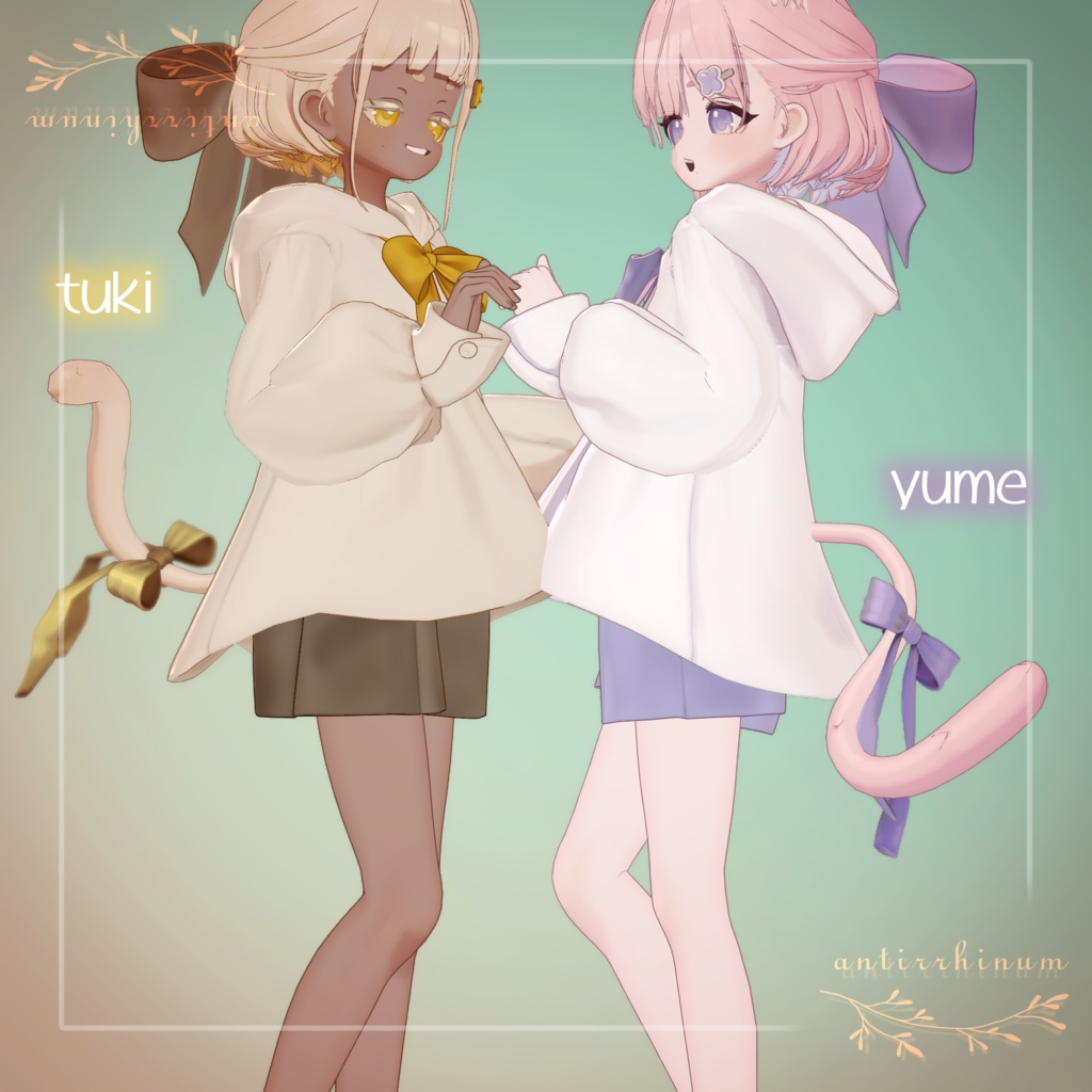 Tail Ribbon for Shiratsume -Modular Avatar対応🔧-