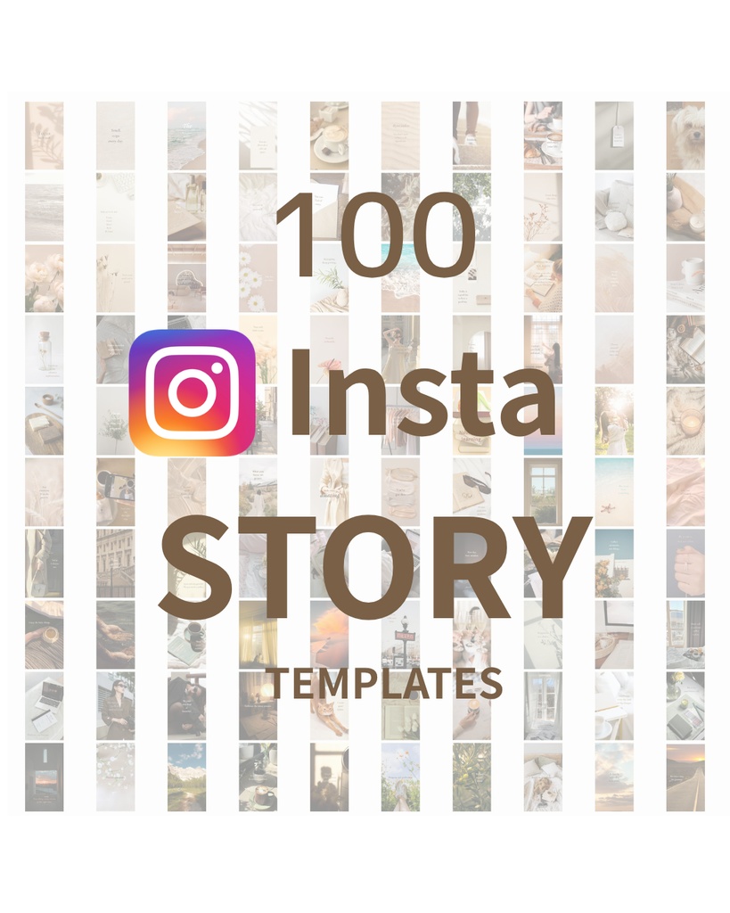 【Canva】インスタグラムテンプレート ストーリー 100