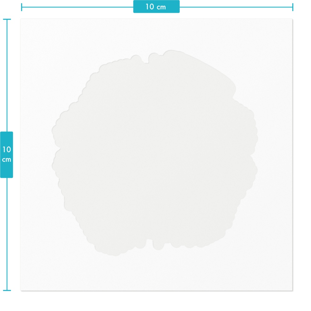 ステッカー アジサイ(青)