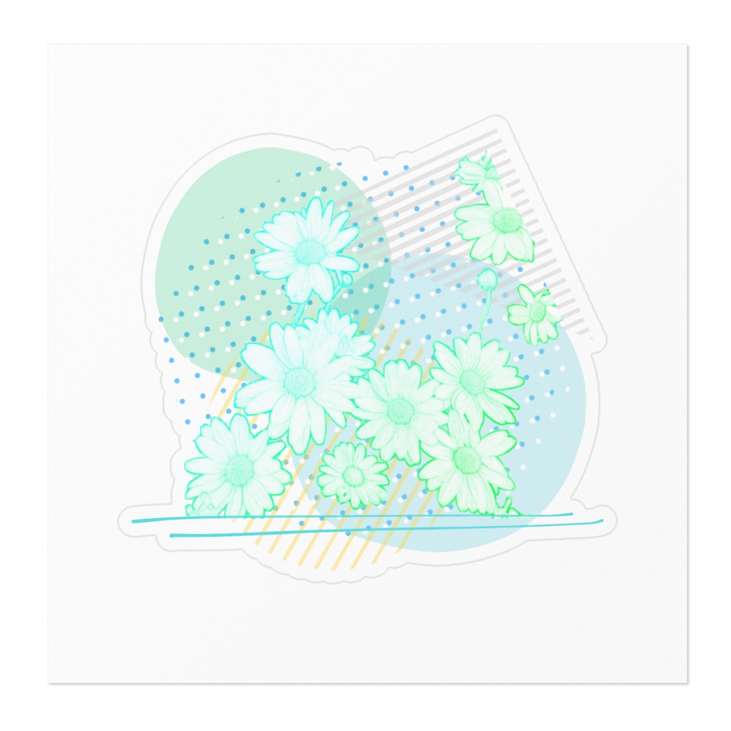 ステッカー マーガレット