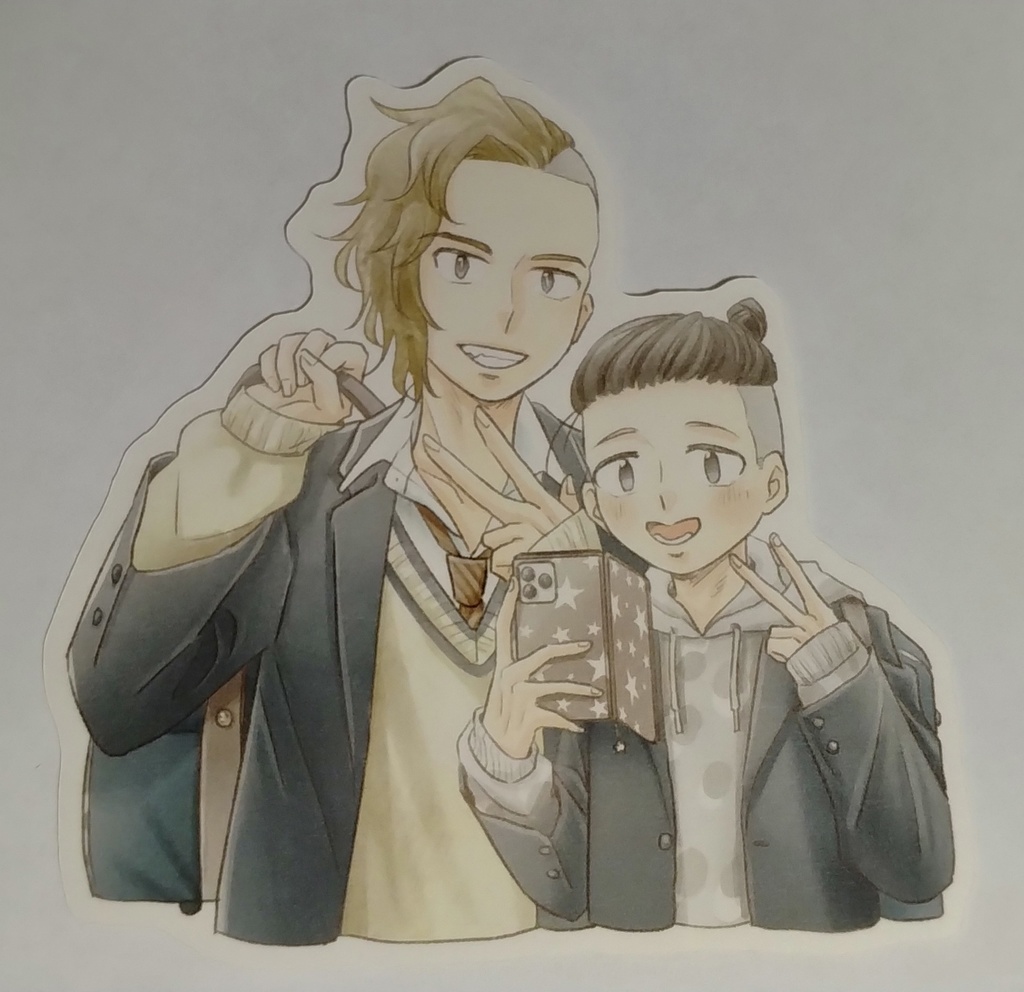 学パロカップルシール