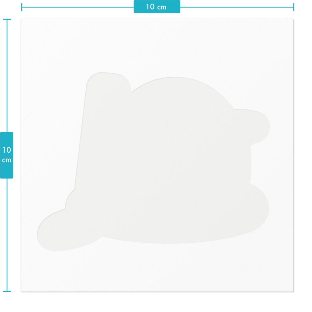白紙エラーないんぷぷステッカー