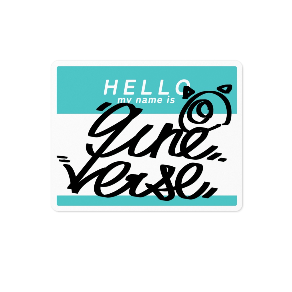 9ineverseネームステッカーB　飛白@hihaku_