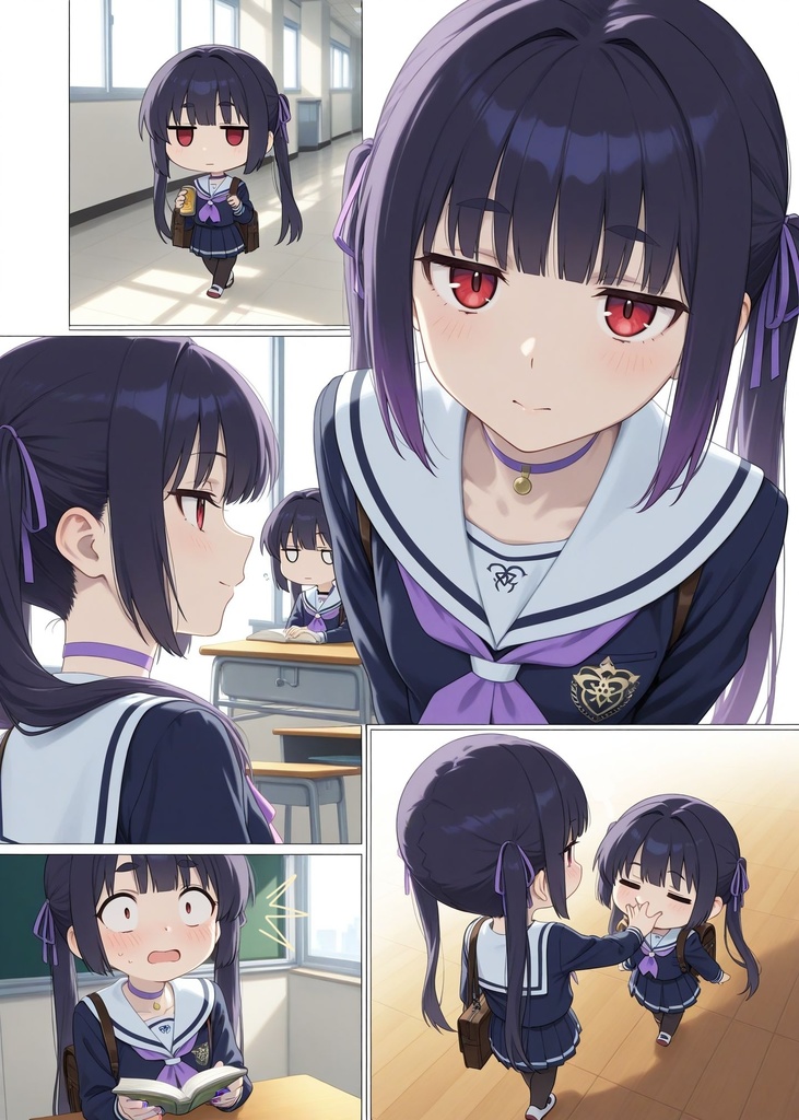 『白井純恋 アートコレクション vol.1 アオハルちびキャラ学園』