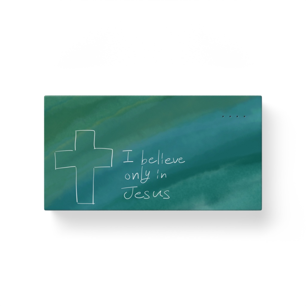 I believe only in Jesus モバイルバッテリー