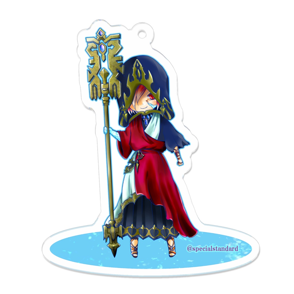 水晶公アクリルキーホルダー