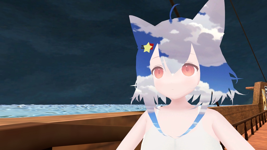 skybox shader(服の中に空を閉じ込めるシェーダー)