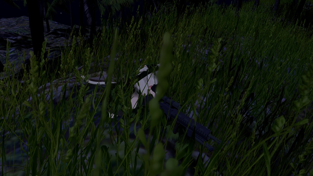 片眼ナイトビジョンゴーグル(VRChat想定)