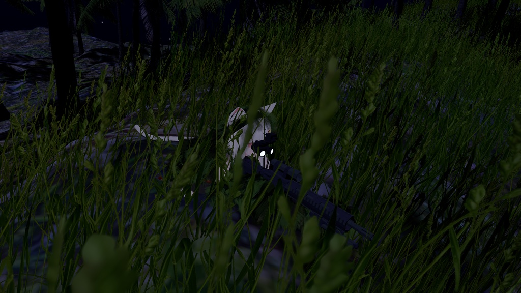 片眼ナイトビジョンゴーグル(VRChat想定)