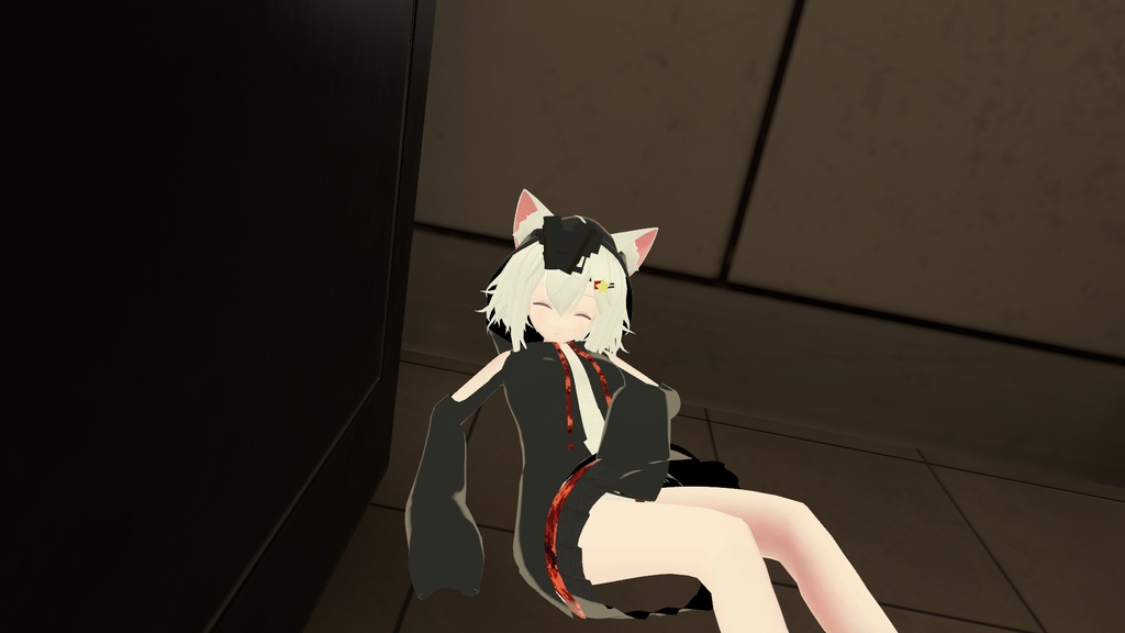 片眼ナイトビジョンゴーグル(VRChat想定)