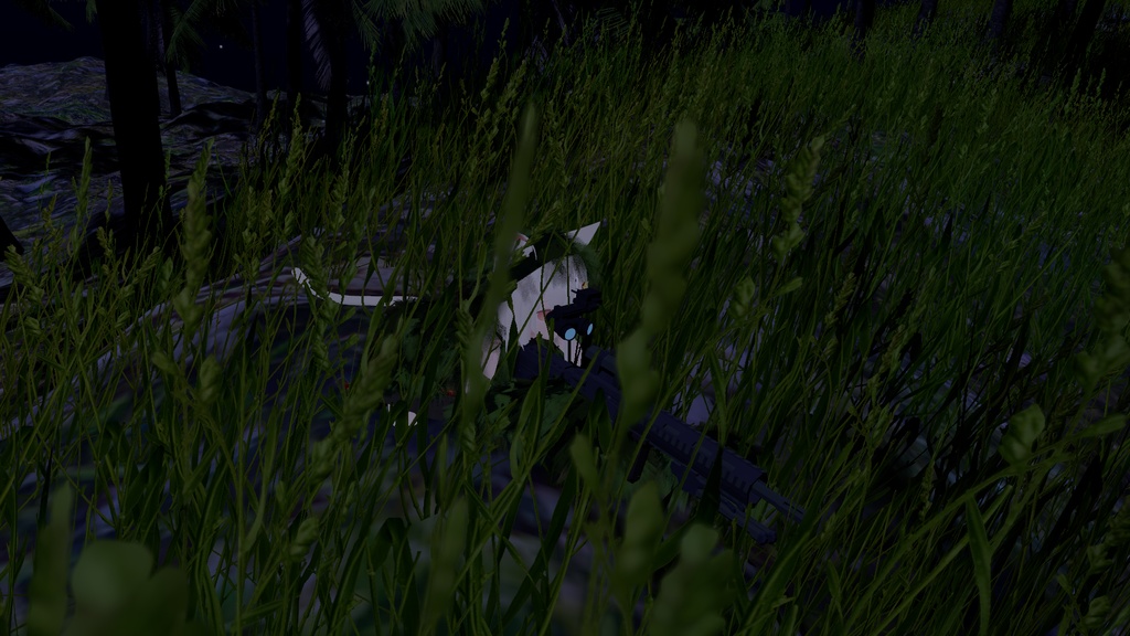 片眼ナイトビジョンゴーグル(VRChat想定)