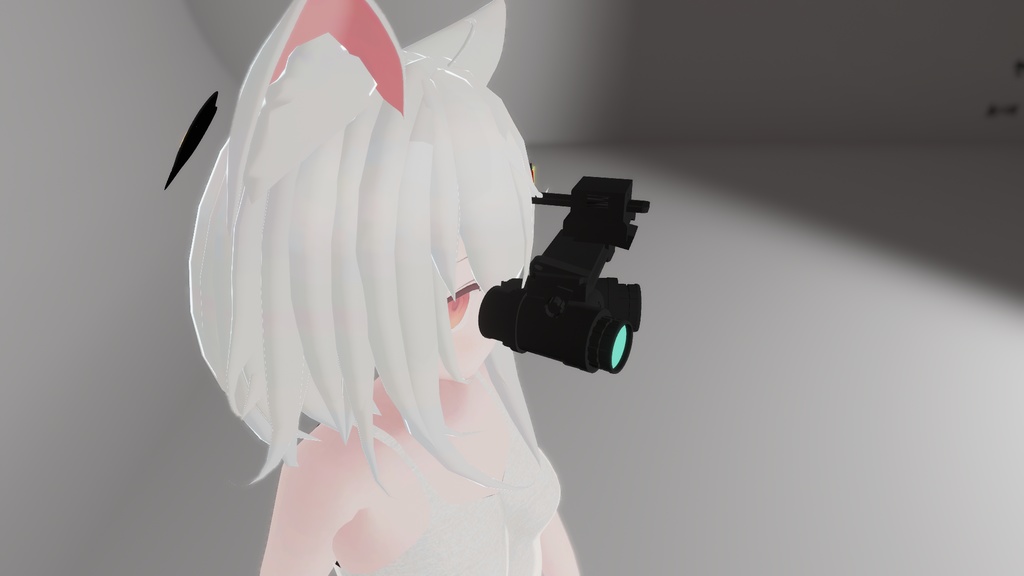 片眼ナイトビジョンゴーグル(VRChat想定)