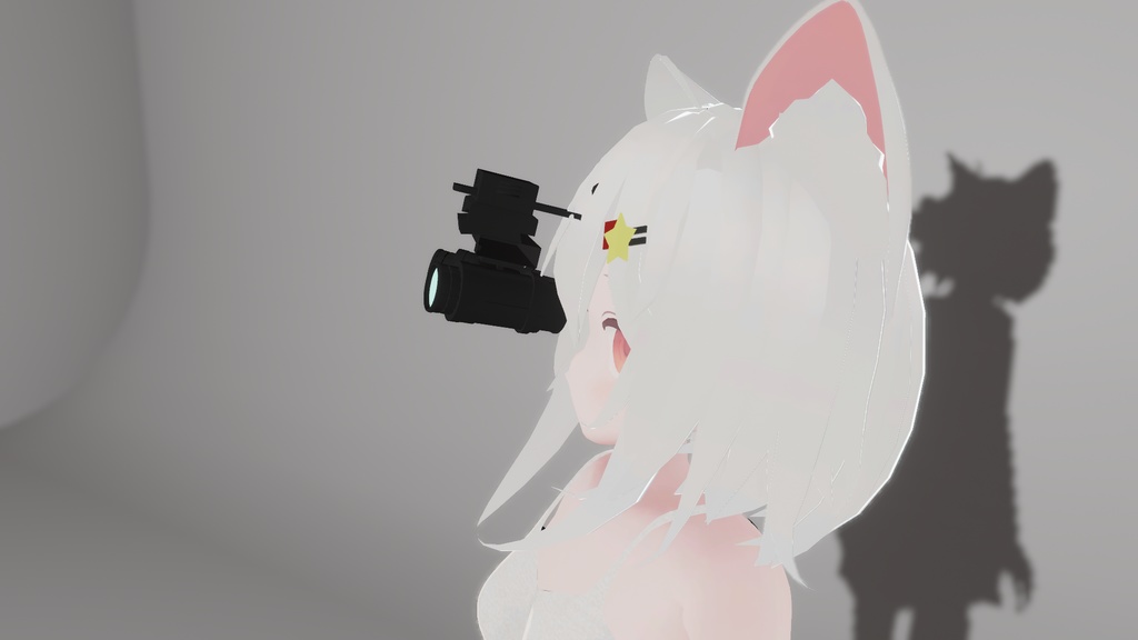 片眼ナイトビジョンゴーグル(VRChat想定)