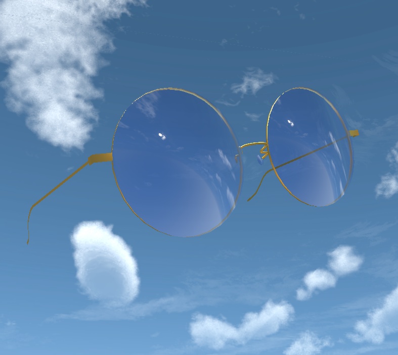 【△722】軽量丸メガネ【CC0】