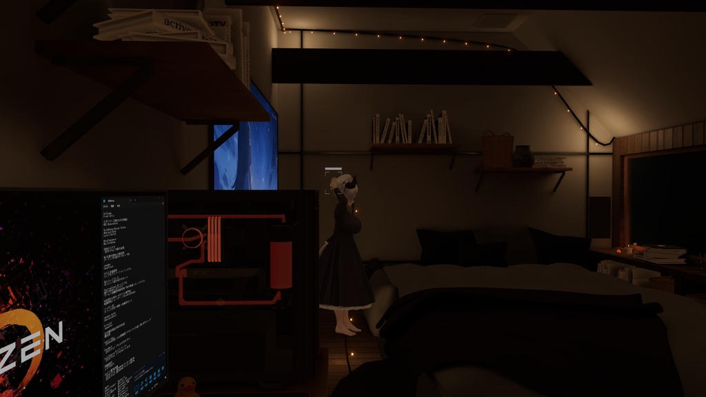 【画像認識フレーム風シェーダー】Detection Frame 【VRhat想定】