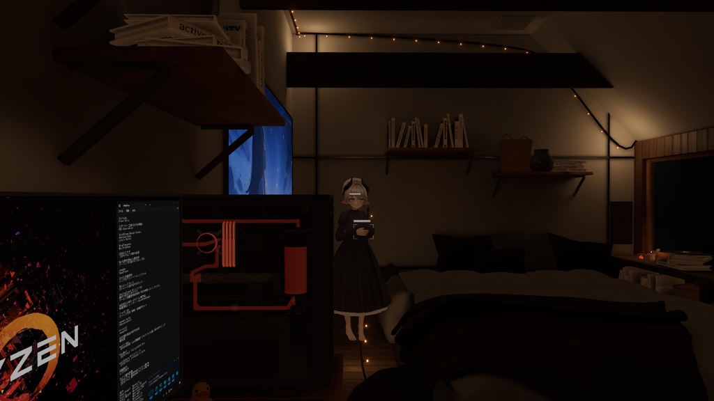 【画像認識フレーム風シェーダー】Detection Frame 【VRhat想定】