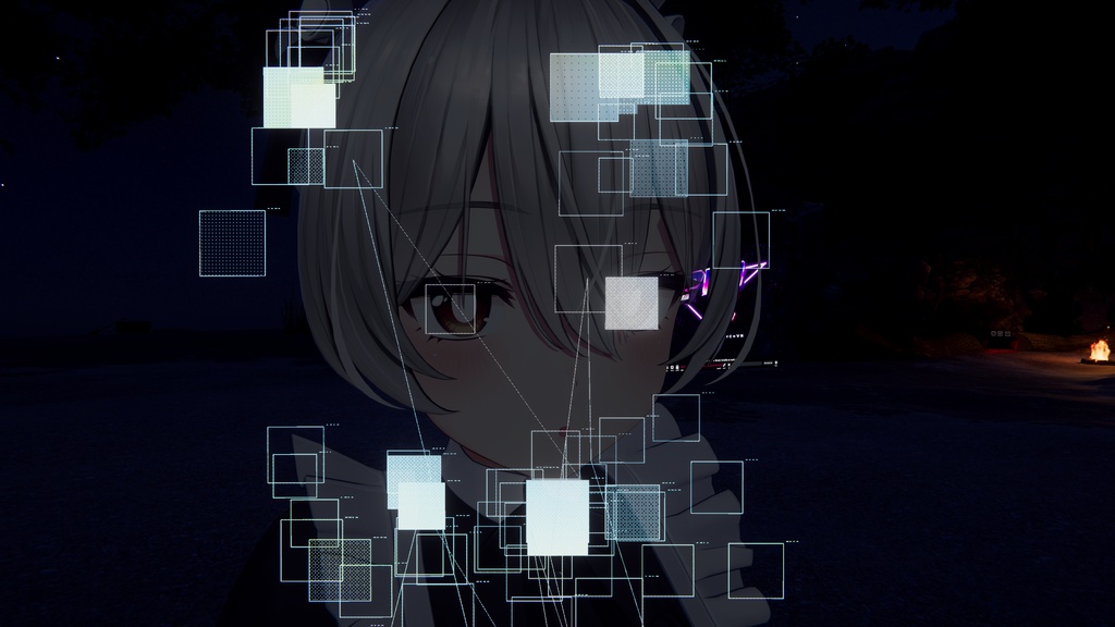【画像認識フレーム風シェーダー】Detection Frame Super 【VRChat想定】