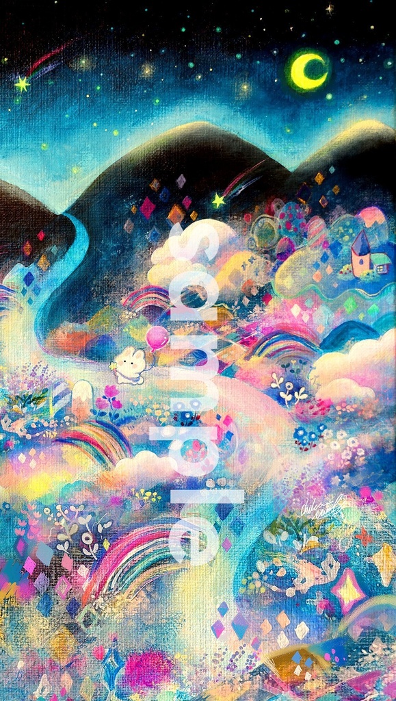 フルグラフィックGINGAソックス 「星まつりのかえりみち」