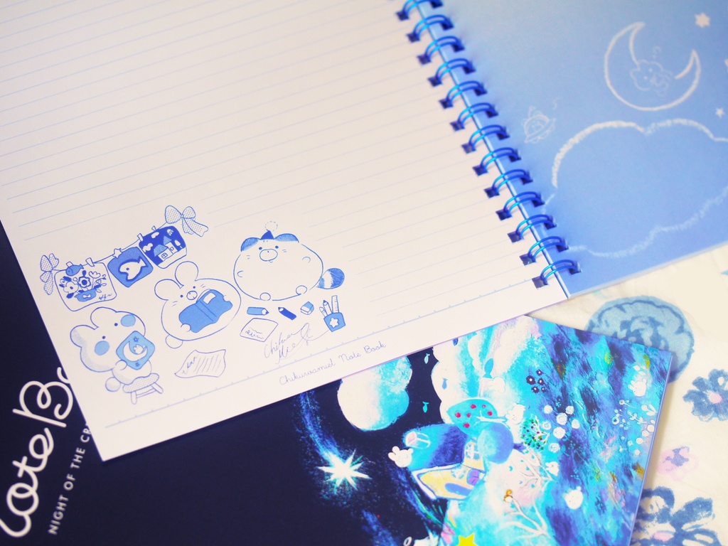 三日月の夜のリングノート